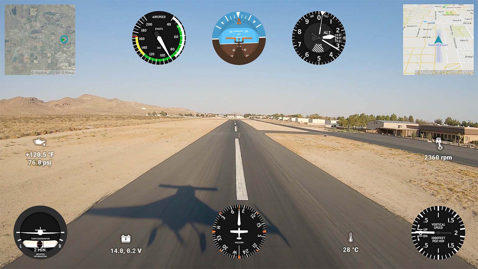 aviation video custom gauges